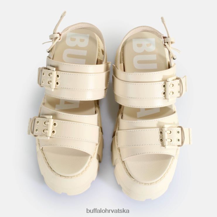 krema Buffalo ava sandale s platformom veganske |sandale TDD6T519